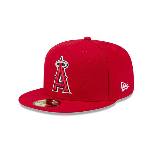 Anaheim Angels MLB Hidden Hit 59FIFTY Fitted New Era Red Official Team Hat Sports Fan Cap Official MLB Team Hat Baseball Fan Cap