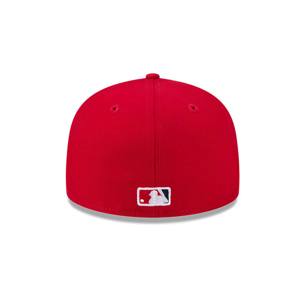 Anaheim Angels MLB Hidden Hit 59FIFTY Fitted New Era Red Official Team Hat Sports Fan Cap Official MLB Team Hat Baseball Fan Cap