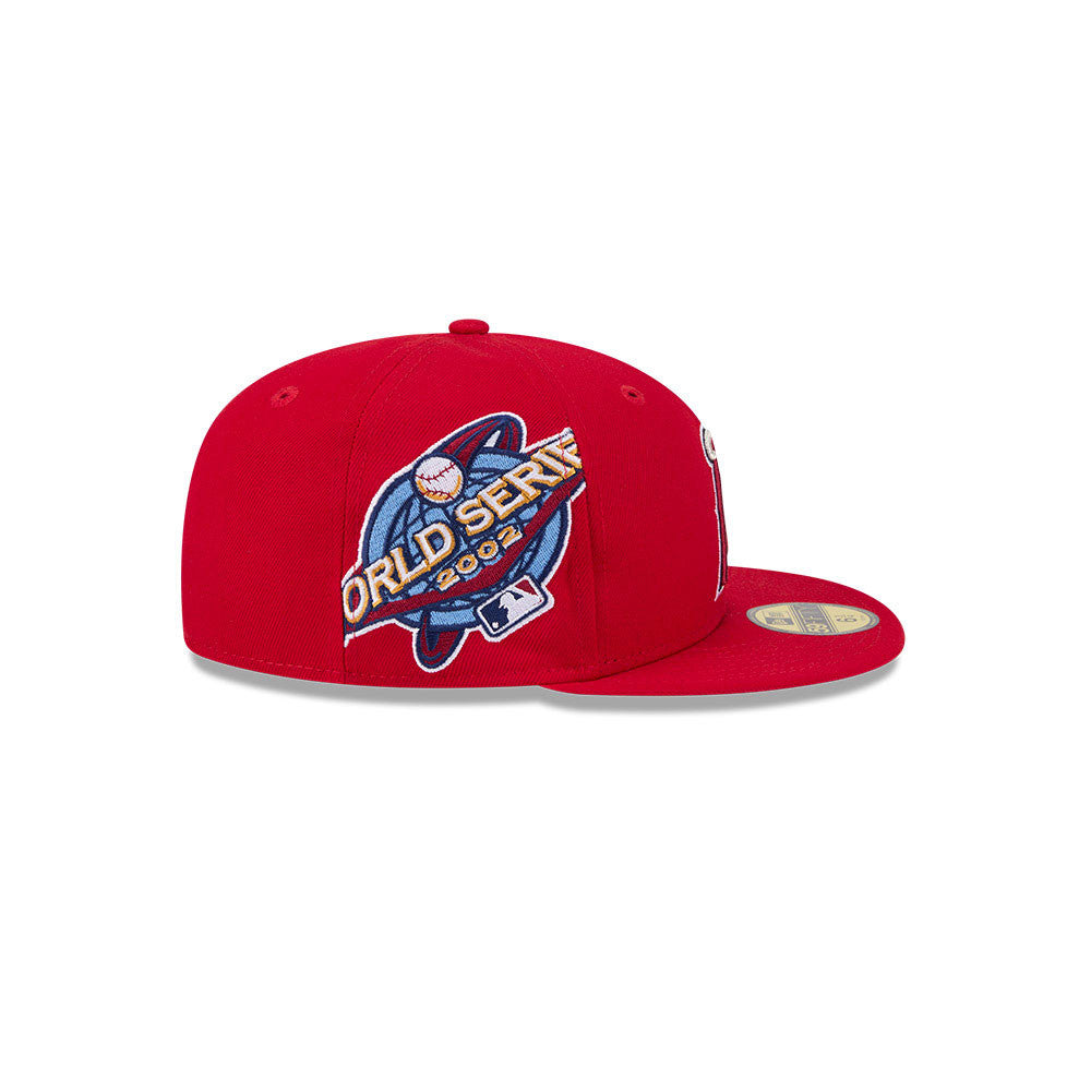 Anaheim Angels MLB Hidden Hit 59FIFTY Fitted New Era Red Official Team Hat Sports Fan Cap Official MLB Team Hat Baseball Fan Cap